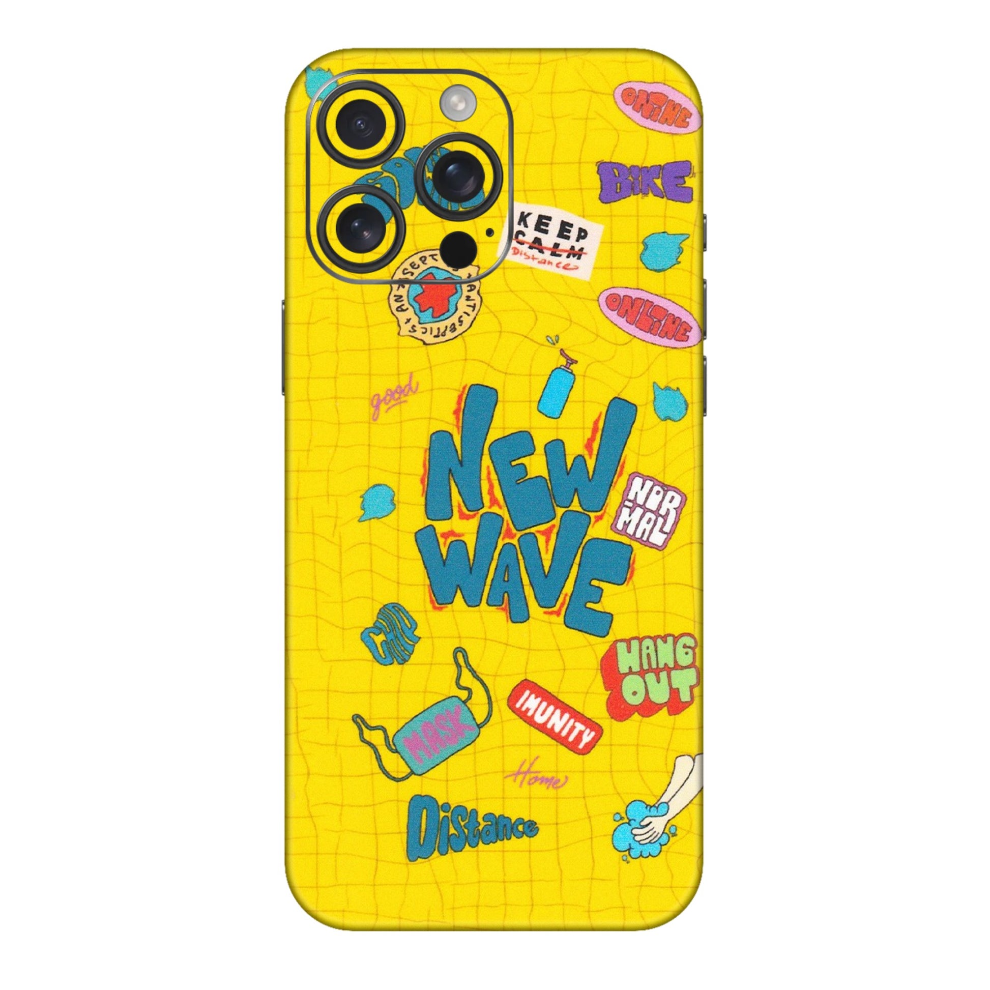 Apple iPhone Skins (All Models) - New Wave Life - Matte Finish (M-17) iPhone 16 pro