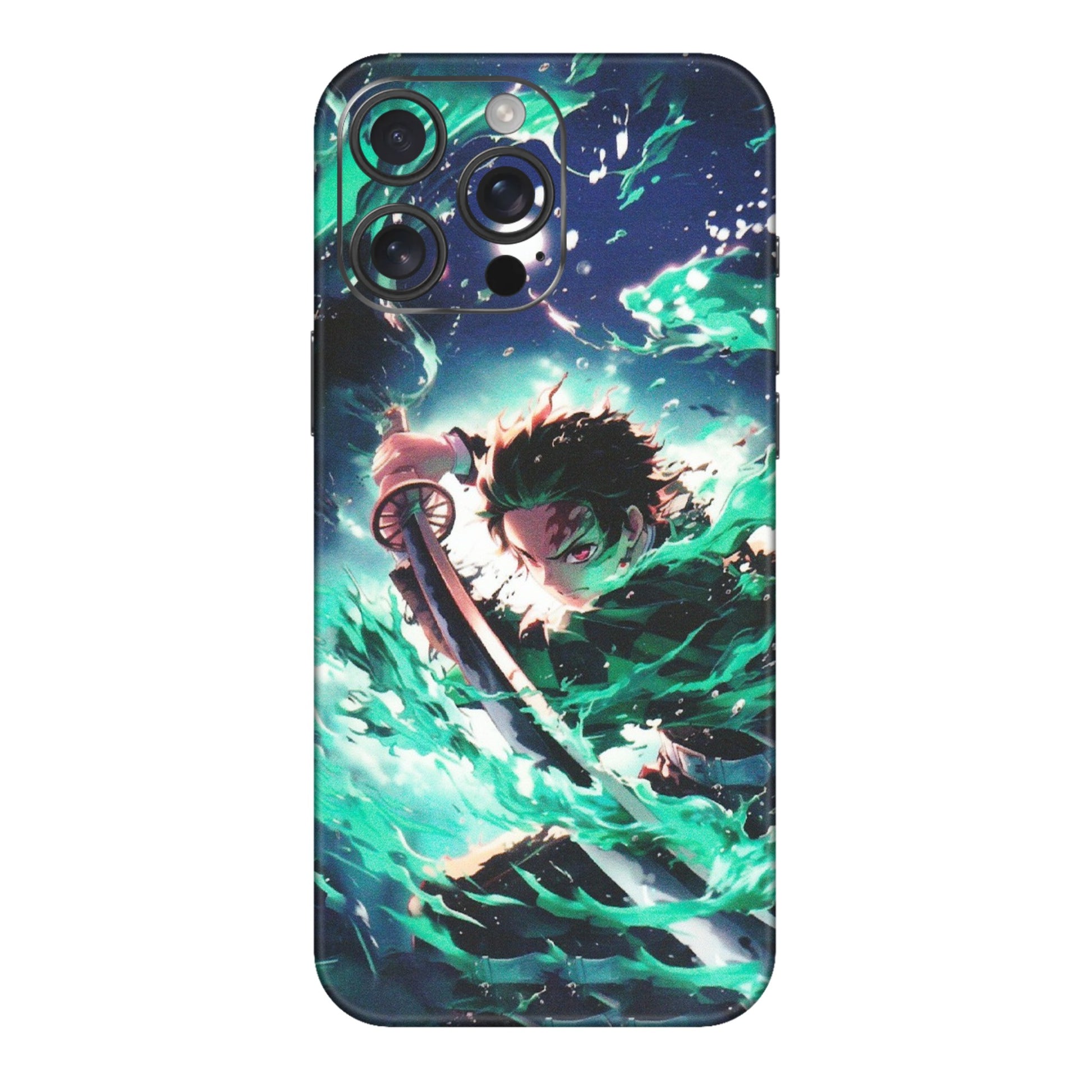 Apple iPhone Skins (All Models) - Sword Fighter Anime - Matte Finish (M-29) iPhone 16 pro