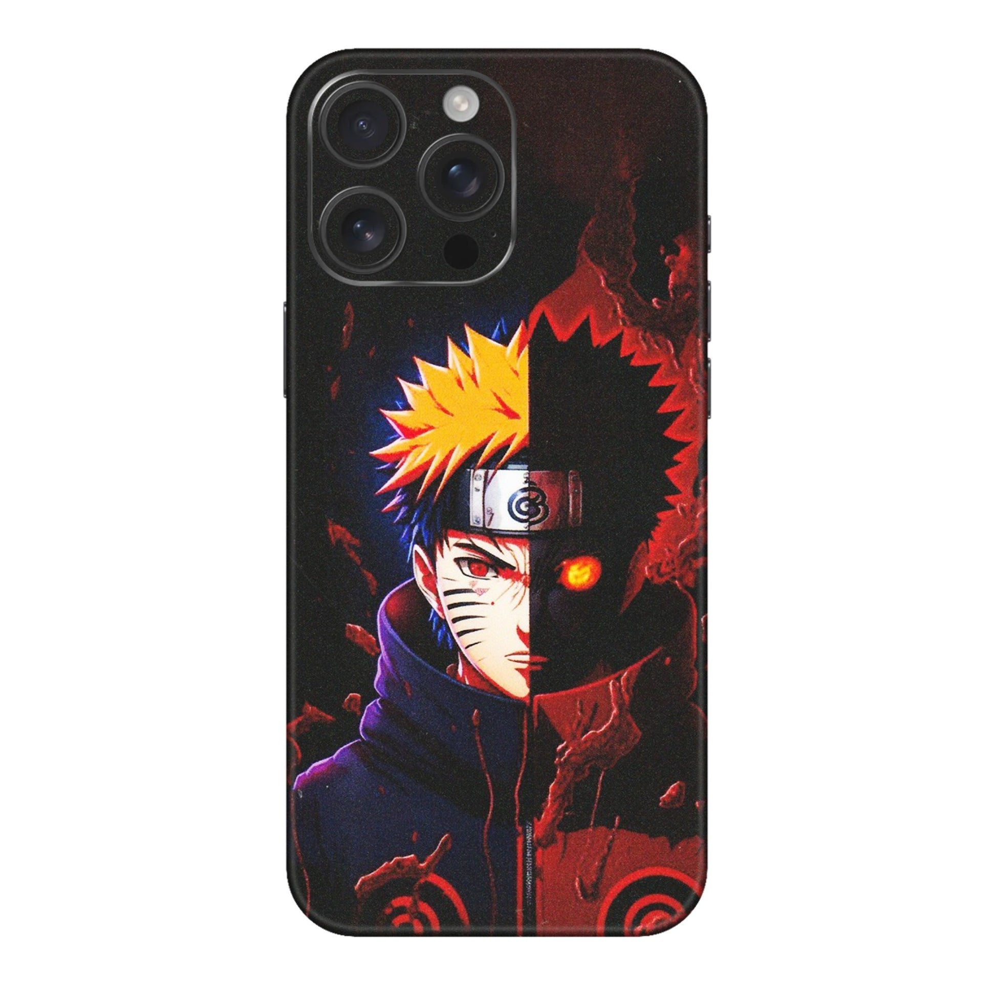 Apple iPhone Skins (All Models) - Naruto X Evil - Matte Finish (M-70) iPhone 16 pro