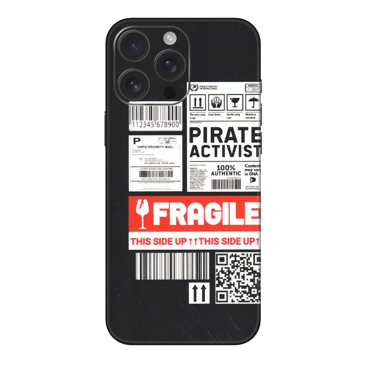 Apple iPhone Skins (All Models) - Handle With Care - Matte Finish (M-99) iPhone 16 pro