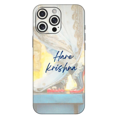 Apple iPhone Skins (All Models) - Hare Krishna - 3D Embossed Finish (L-03) iPhone 16 Pro Max