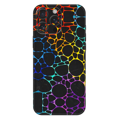 Apple iPhone Skins (All Models) - Abstract Art MultiColour - 3D Embossed Finish (L-133) iPhone 16 Pro Max