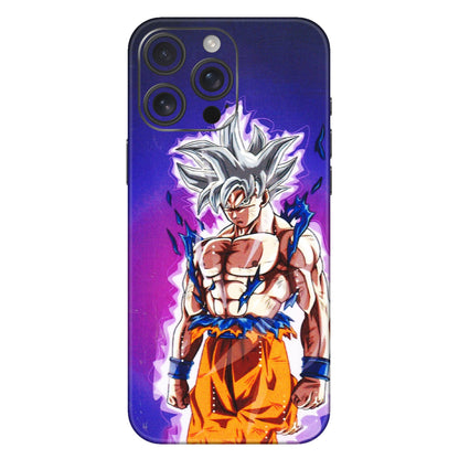 Apple iPhone Skins (All Models) - Goku Purple Anime - 3D Embossed Finish (L-147) iPhone 16 Pro Max