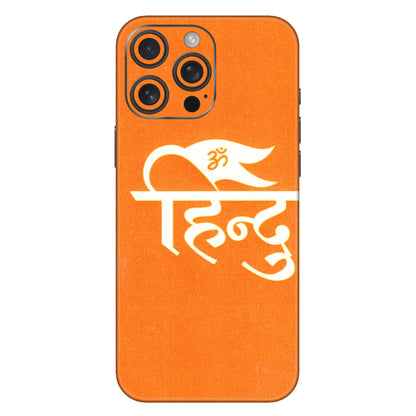 Apple iPhone Skins (All Models) - Hindu Kesari - 3D Embossed Finish (L-154) iPhone 16 Pro Max