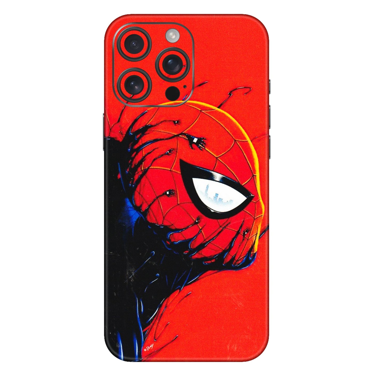 Apple iPhone Skins (All Models) - Spiderman Face Venom - 3D Embossed Finish (L-165) iPhone 16 Pro Max