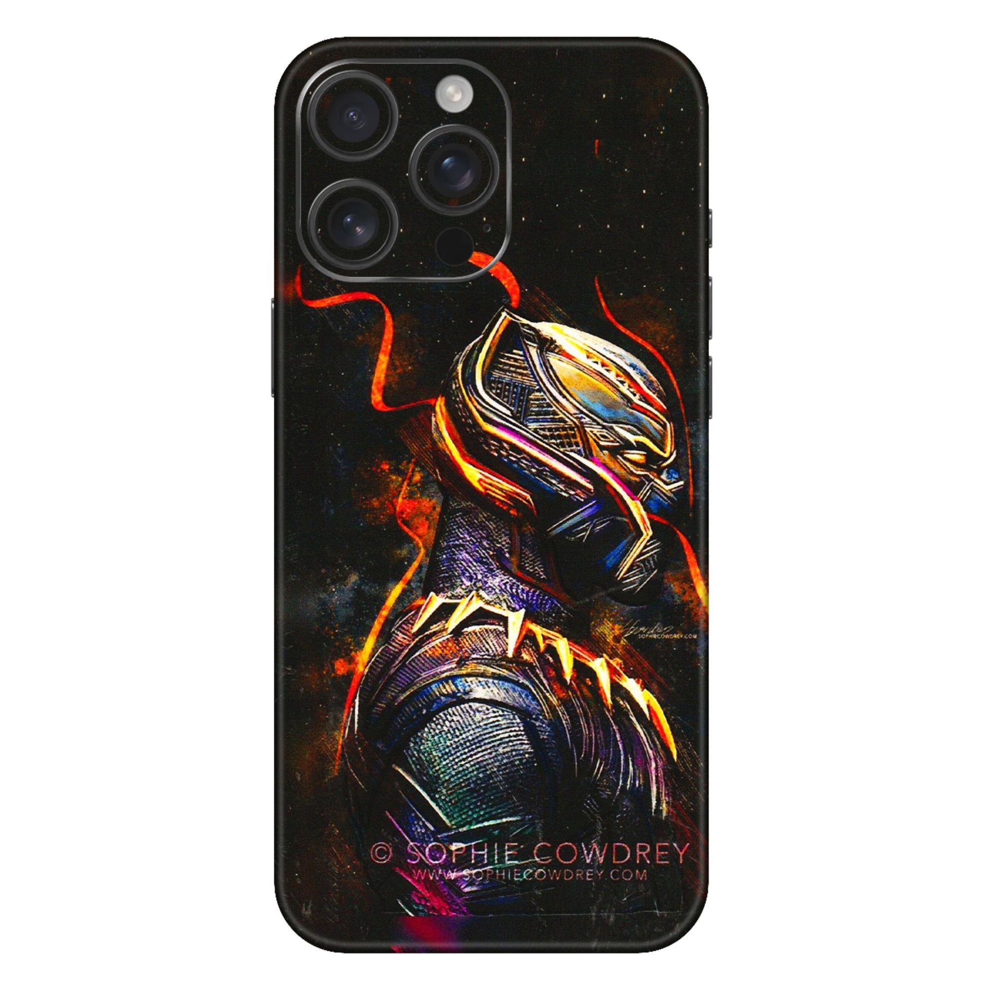 Apple iPhone Skins (All Models) - Black Panther - 3D Embossed Finish (L-190) iPhone 16 Pro Max