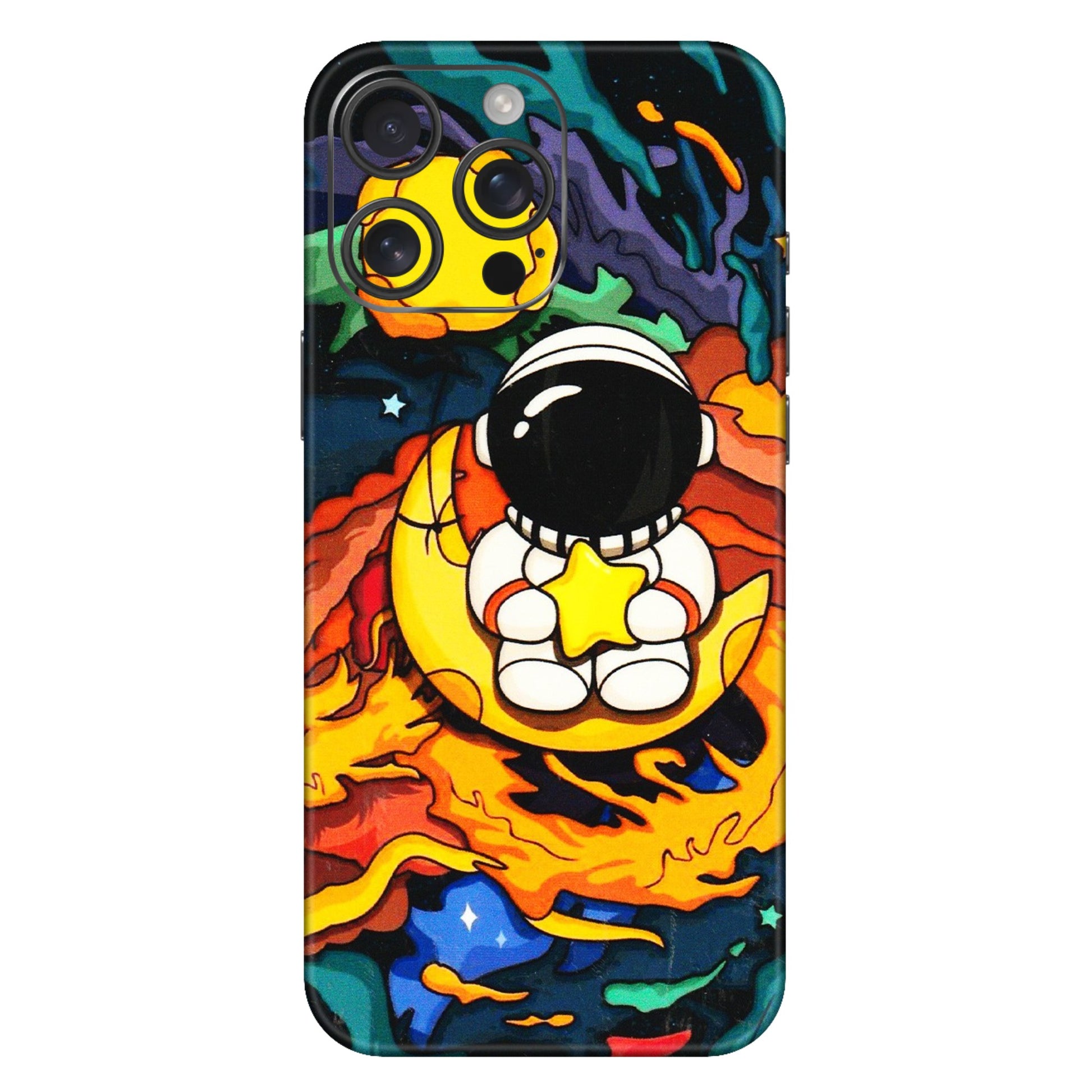 Apple iPhone Skins (All Models) - Baby Astronaut - 3D Embossed Finish (L-197) iPhone 16 Pro Max