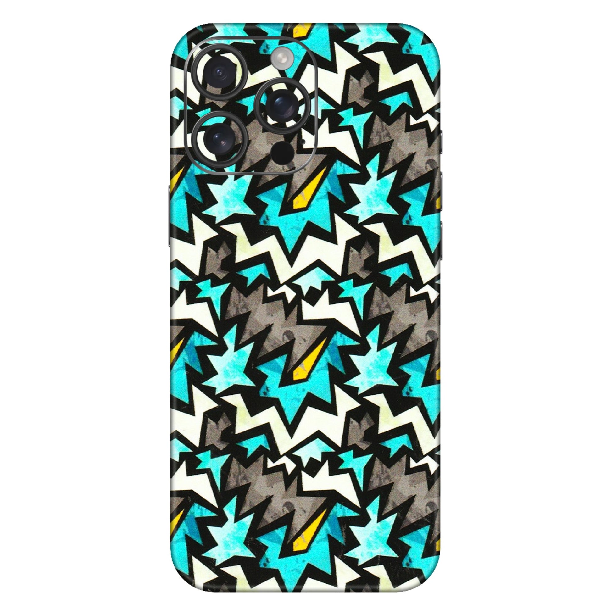 Apple iPhone Skins (All Models) - Funky Zig Zag - 3D Embossed Finish (L-223) iPhone 16 Pro Max