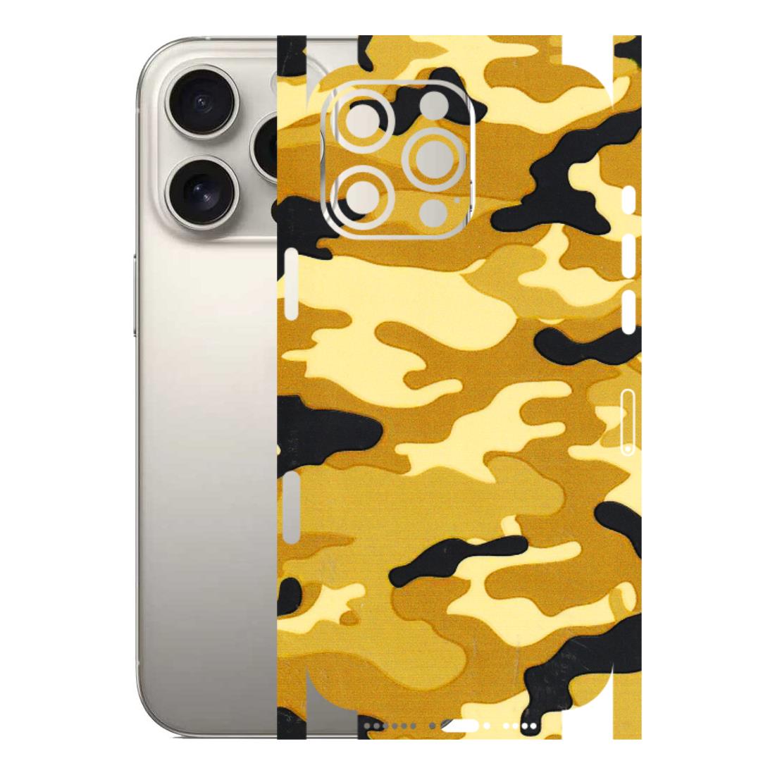 Apple iPhone Skins (All Models) - Indian Camo - 3D Embossed Finish (L-228) iPhone 16 Pro Max