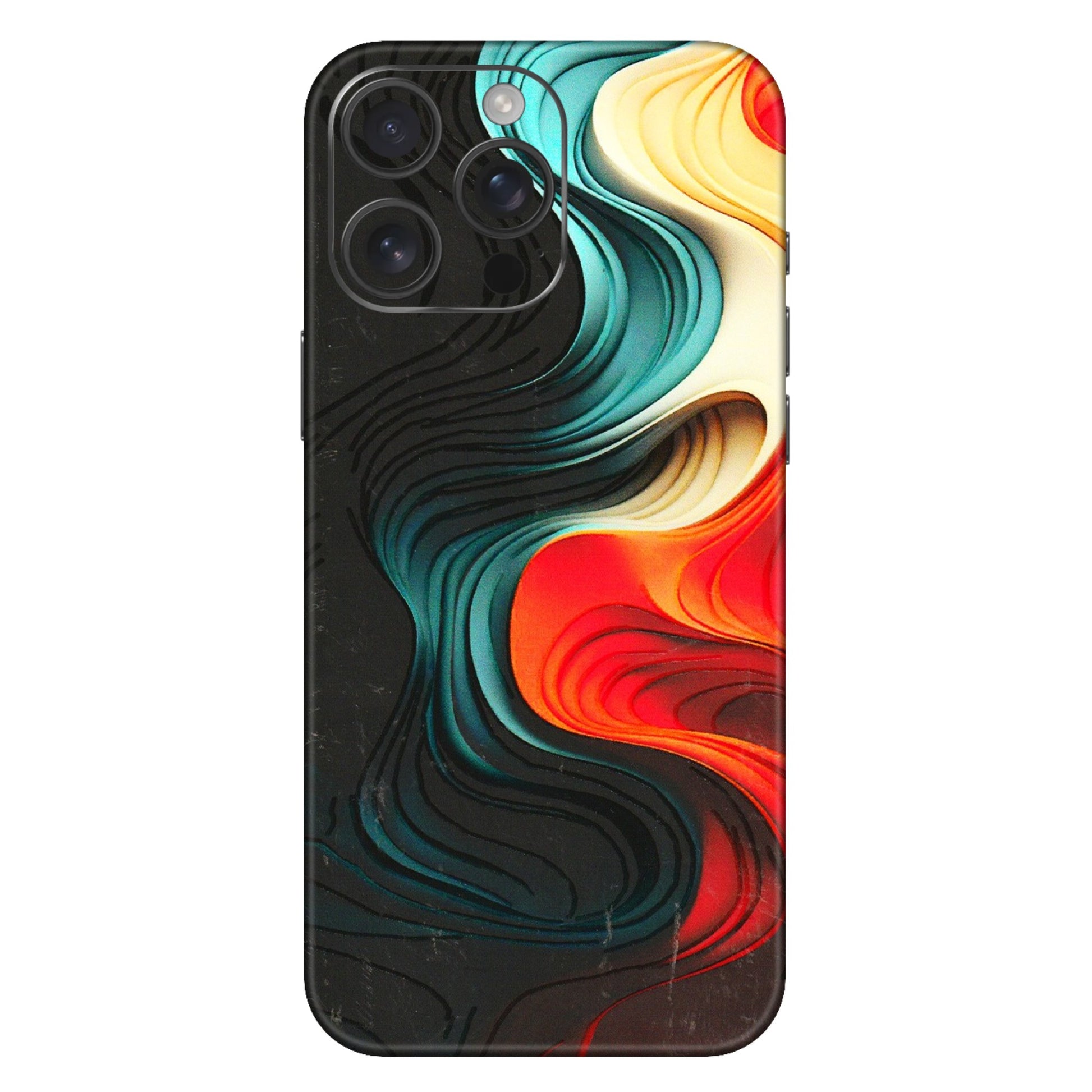 Apple iPhone Skins (All Models) - The Silky Swirl - 3D Embossed Finish (L-240) iPhone 16 Pro Max
