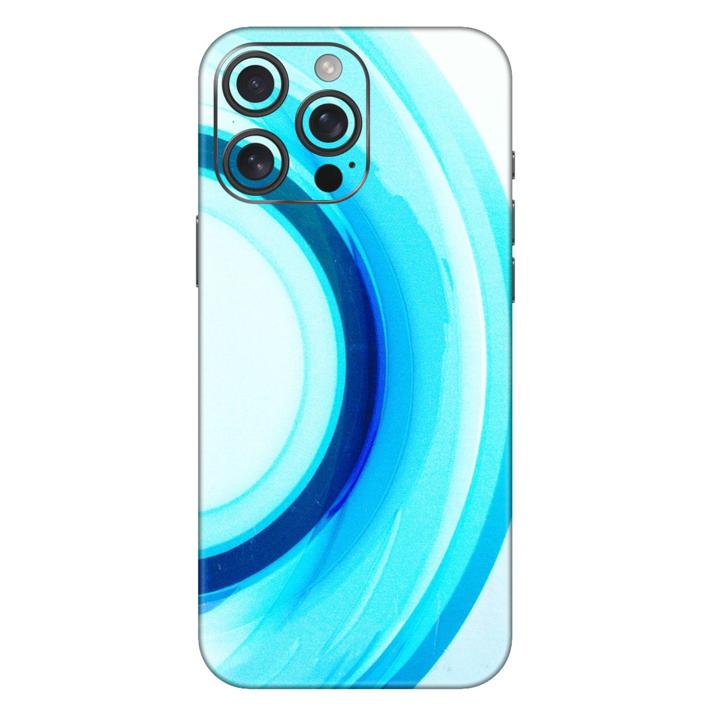 Apple iPhone Skins (All Models) - The Blue Curve - 3D Embossed Finish (L-244) iPhone 16 Pro Max