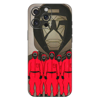 Apple iPhone Skins (All Models) - Squid Game Hero - 3D Embossed Finish (L-245) iPhone 16 Pro Max