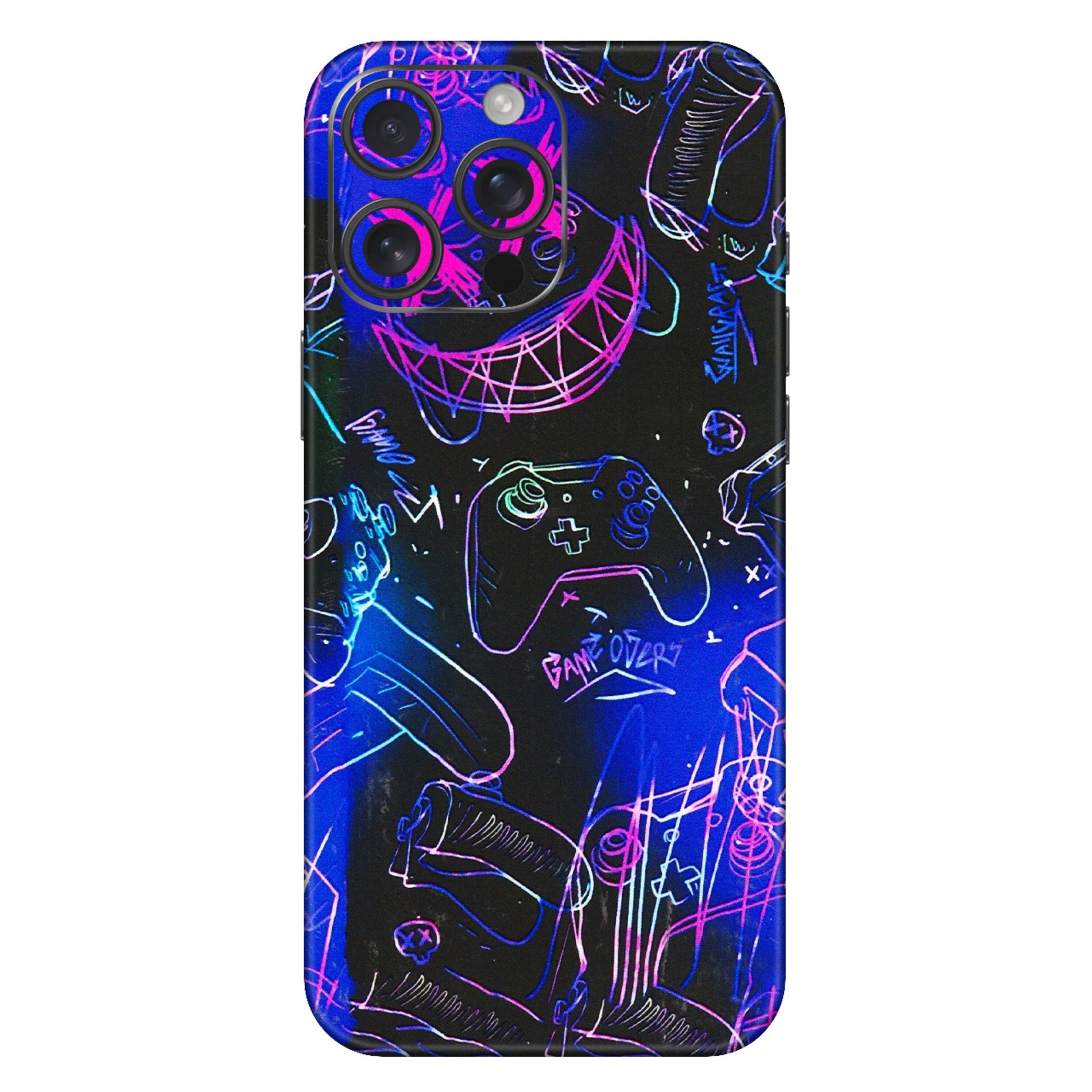 Apple iPhone Skins (All Models) - Gamers Paradise - 3D Embossed Finish (L-258) iPhone 16 Pro Max
