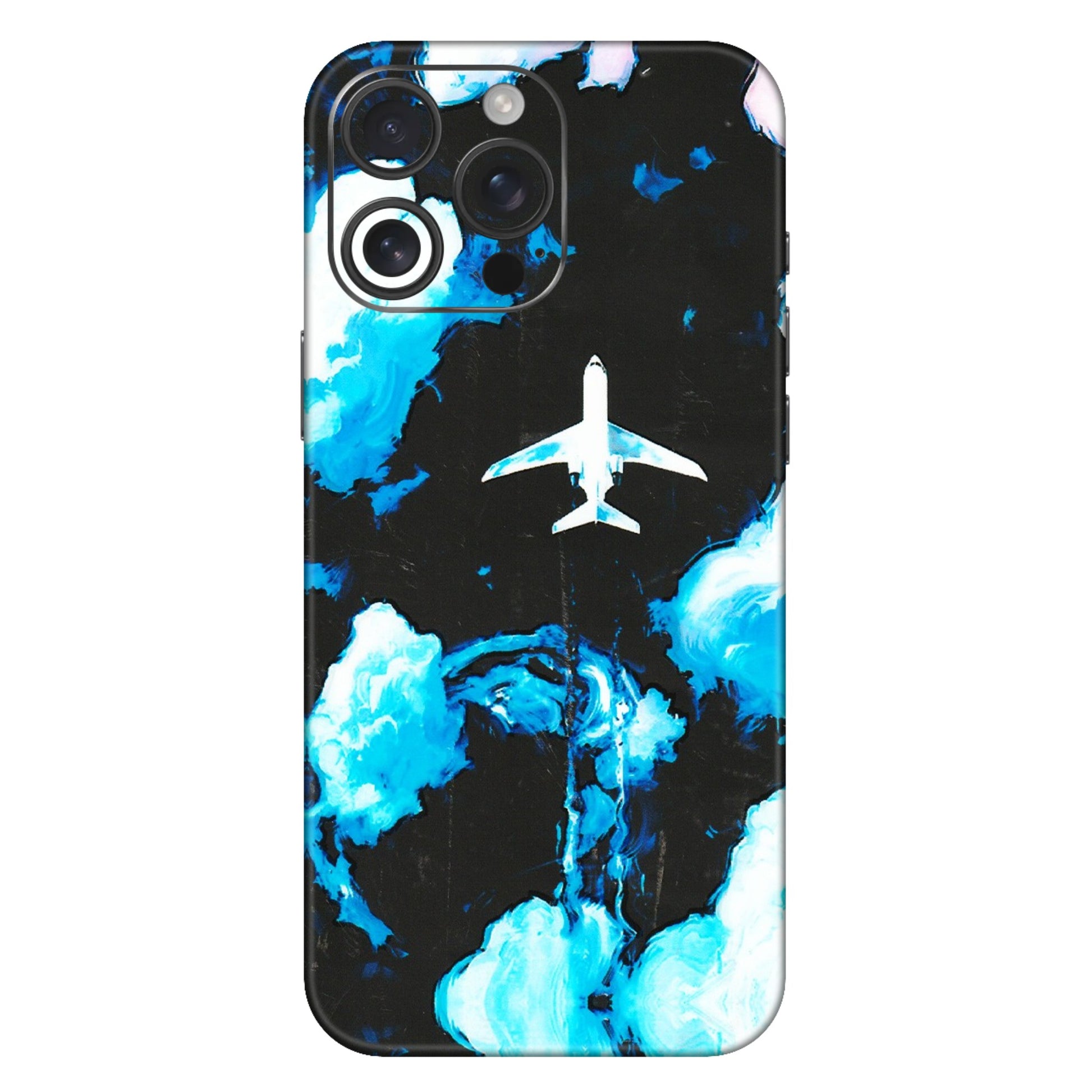Apple iPhone Skins (All Models) - Travel In Airline - 3D Embossed Finish (L-264) iPhone 16 Pro Max