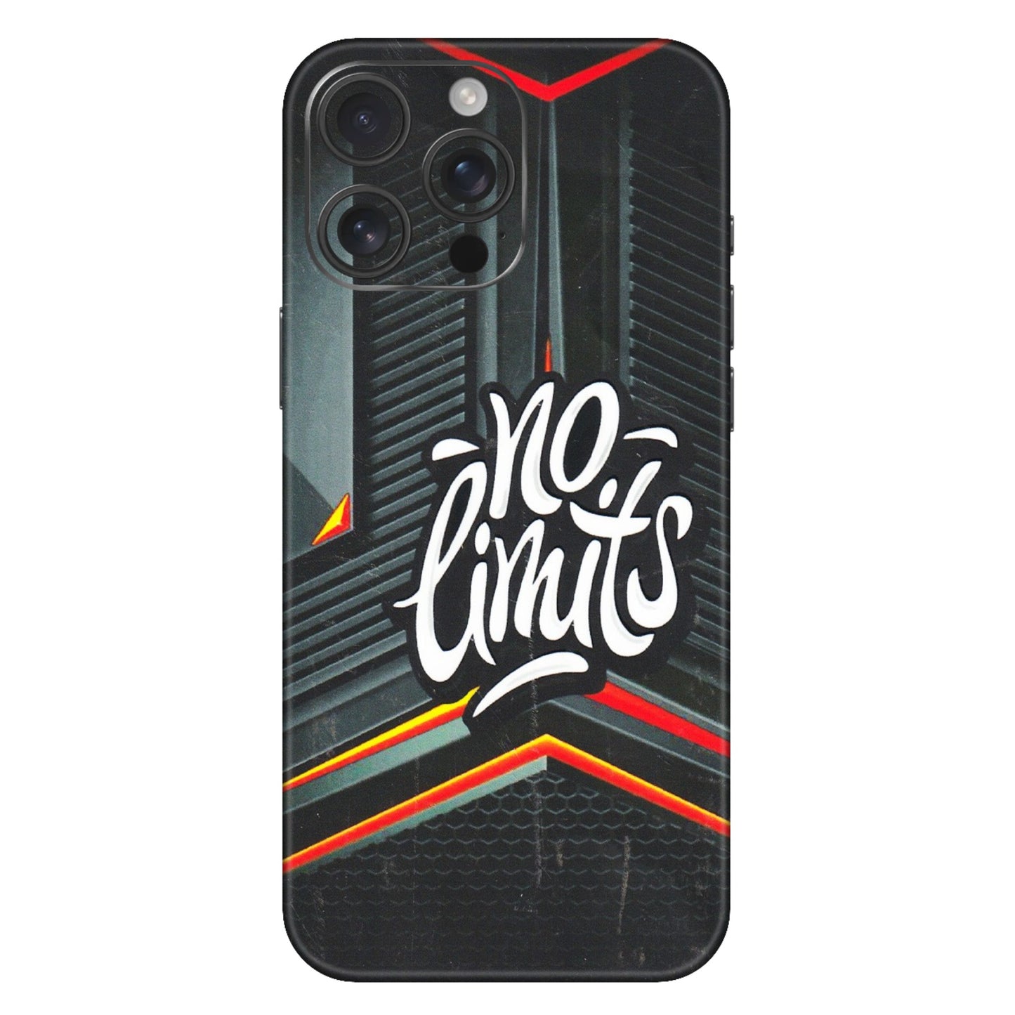 Apple iPhone Skins (All Models) - No Limits - 3D Embossed Finish (L-286) iPhone 16 Pro Max