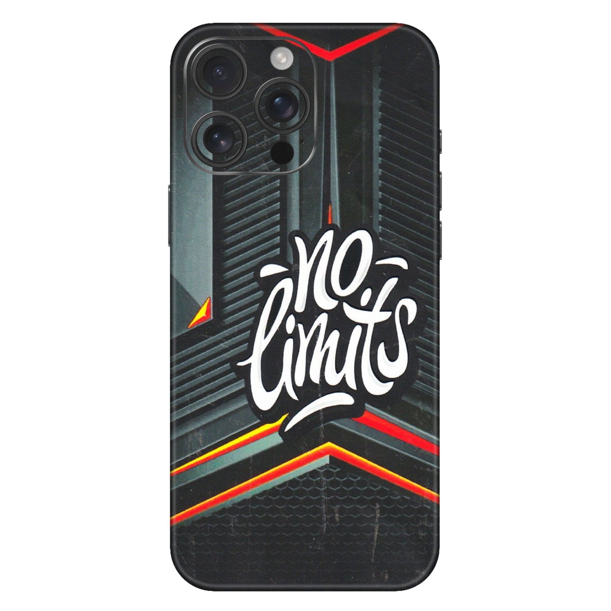 Apple iPhone Skins (All Models) - No Limits - 3D Embossed Finish (L-286) iPhone 16 Pro Max