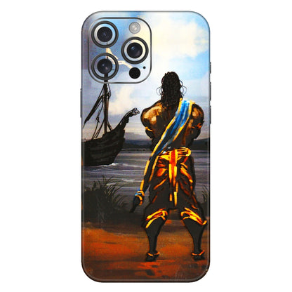 Apple iPhone Skins (All Models) - Heavenly God Figure - 3D Embossed Finish (L-34) iPhone 16 Pro Max