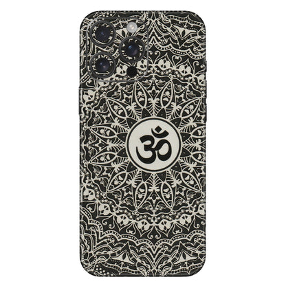 Apple iPhone Skins (All Models) - Aum Elegant Mandala - 3D Embossed Finish (L-62) iPhone 16 Pro Max