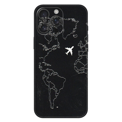 Apple iPhone Skins (All Models) - Never Ending Travel - 3D Embossed Finish (L-79) iPhone 16 Pro Max