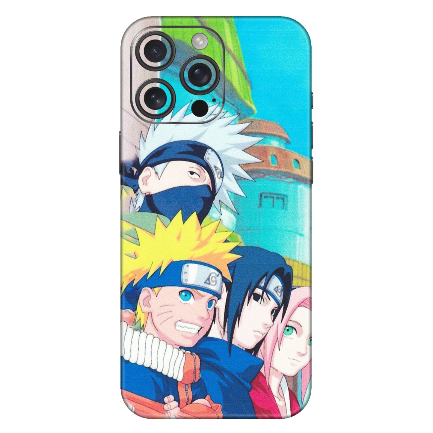 Apple iPhone Skins (All Models) - Team Minato And Kakashi - Matte Finish (M-101) iPhone 16 Pro Max