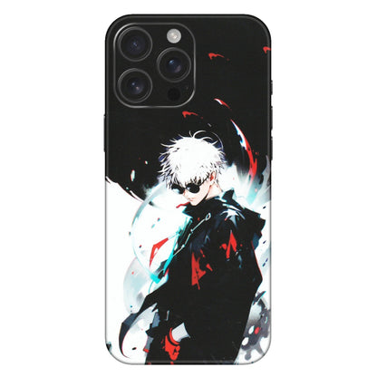 Apple iPhone Skins (All Models) - Gojo Powerful Charater Kaisen Anime - Matte Finish (M-144) iPhone 16 Pro Max