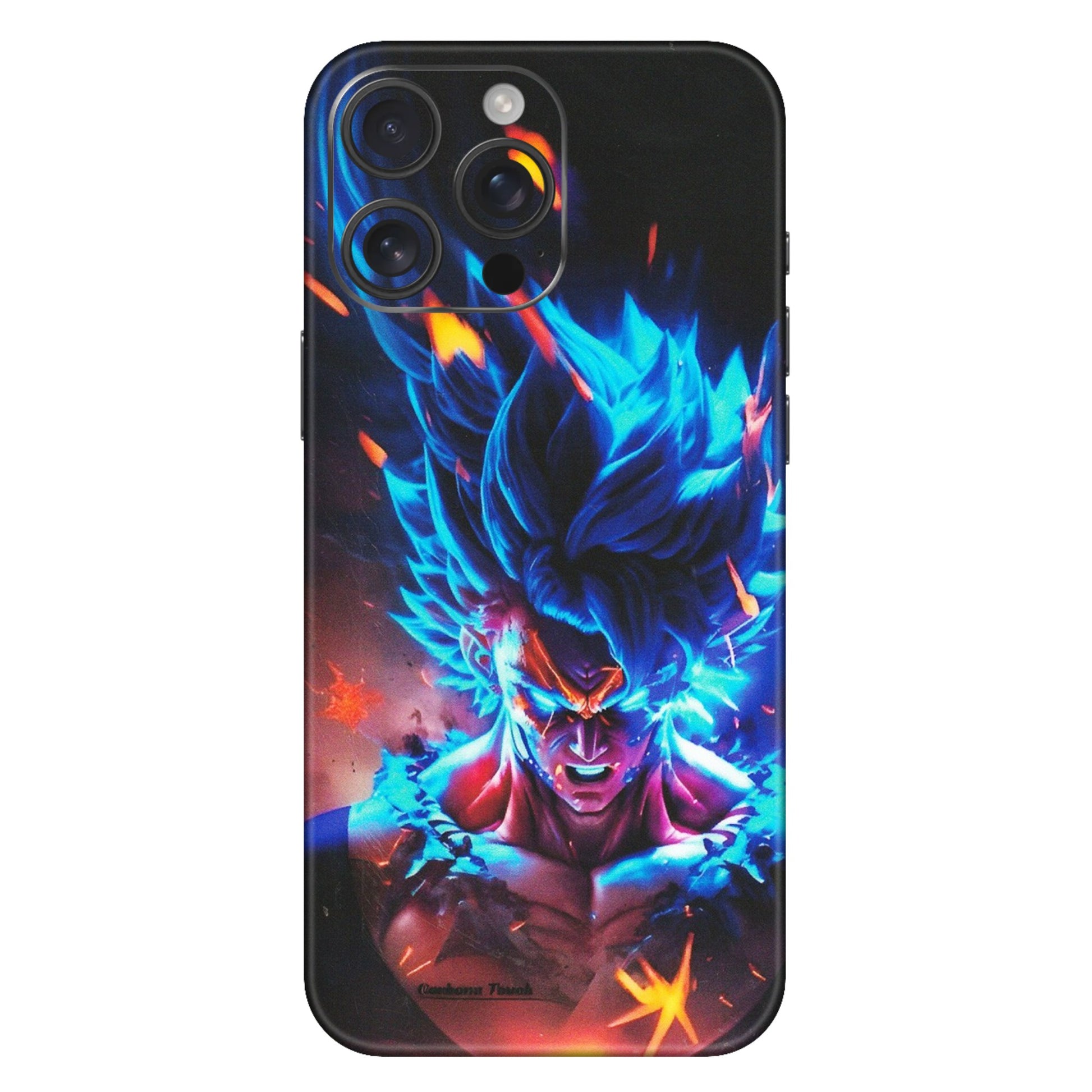 Apple iPhone Skins (All Models) - Angry Goku Dragon Ball Anime - Matte Finish (M-150) iPhone 16 Pro Max