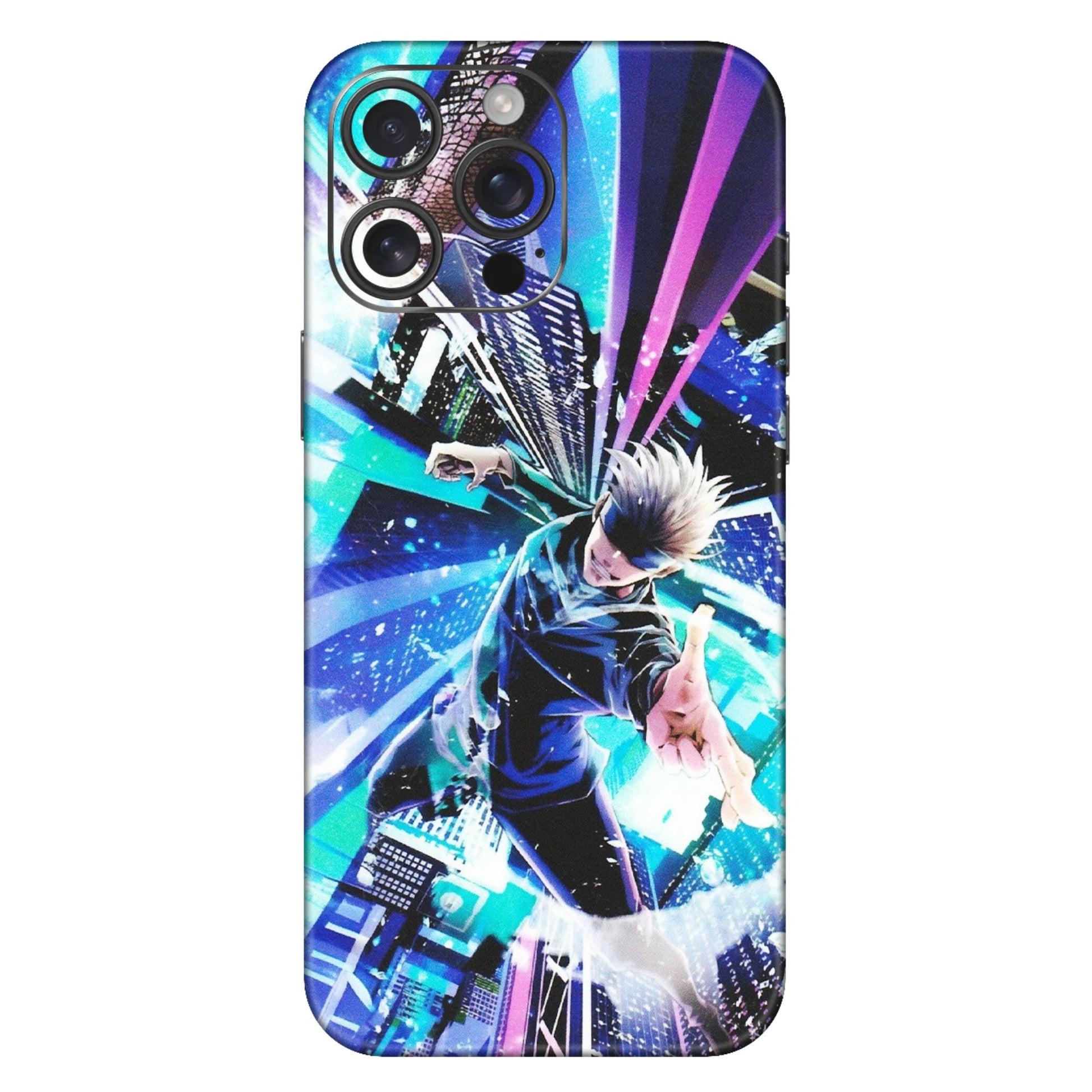 Apple iPhone Skins (All Models) - Manga Action Jujustu Kaisen Anime - Matte Finish (M-155) iPhone 16 Pro Max
