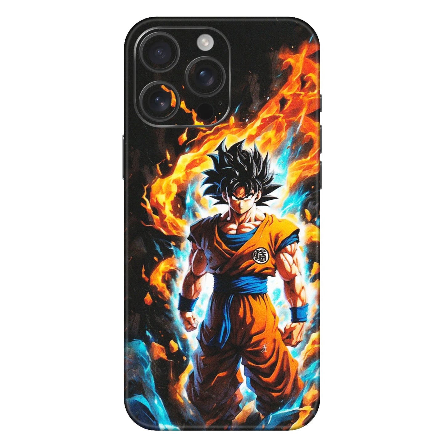 Apple iPhone Skins (All Models) - Goku Transformation Anime - Matte Finish (M-159) iPhone 16 Pro Max