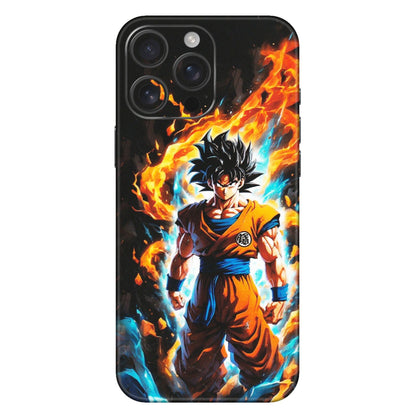 Apple iPhone Skins (All Models) - Goku Transformation Anime - Matte Finish (M-159) iPhone 16 Pro Max