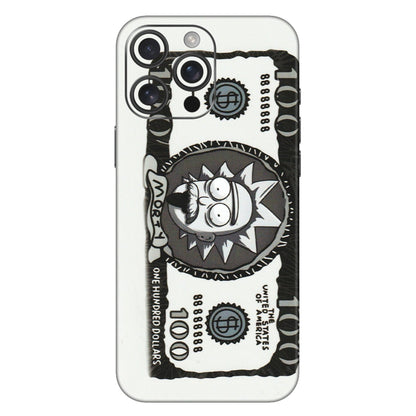 Apple iPhone Skins (All Models) - Rick And Morty Hundred Dollar Anime - Matte Finish (M-161) iPhone 16 Pro Max