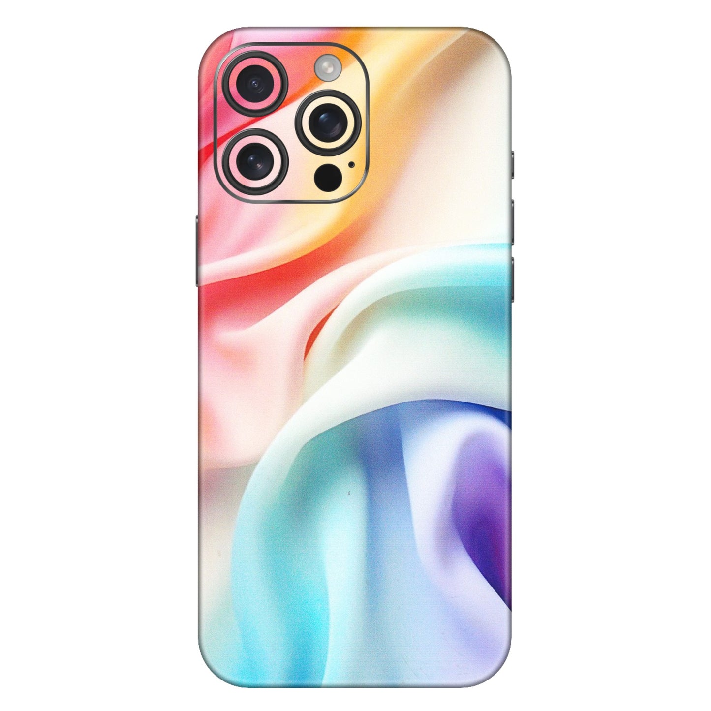 Apple iPhone Skins (All Models) - Colourful Silk Cloth - Matte Finish (M-165) iPhone 16 Pro Max