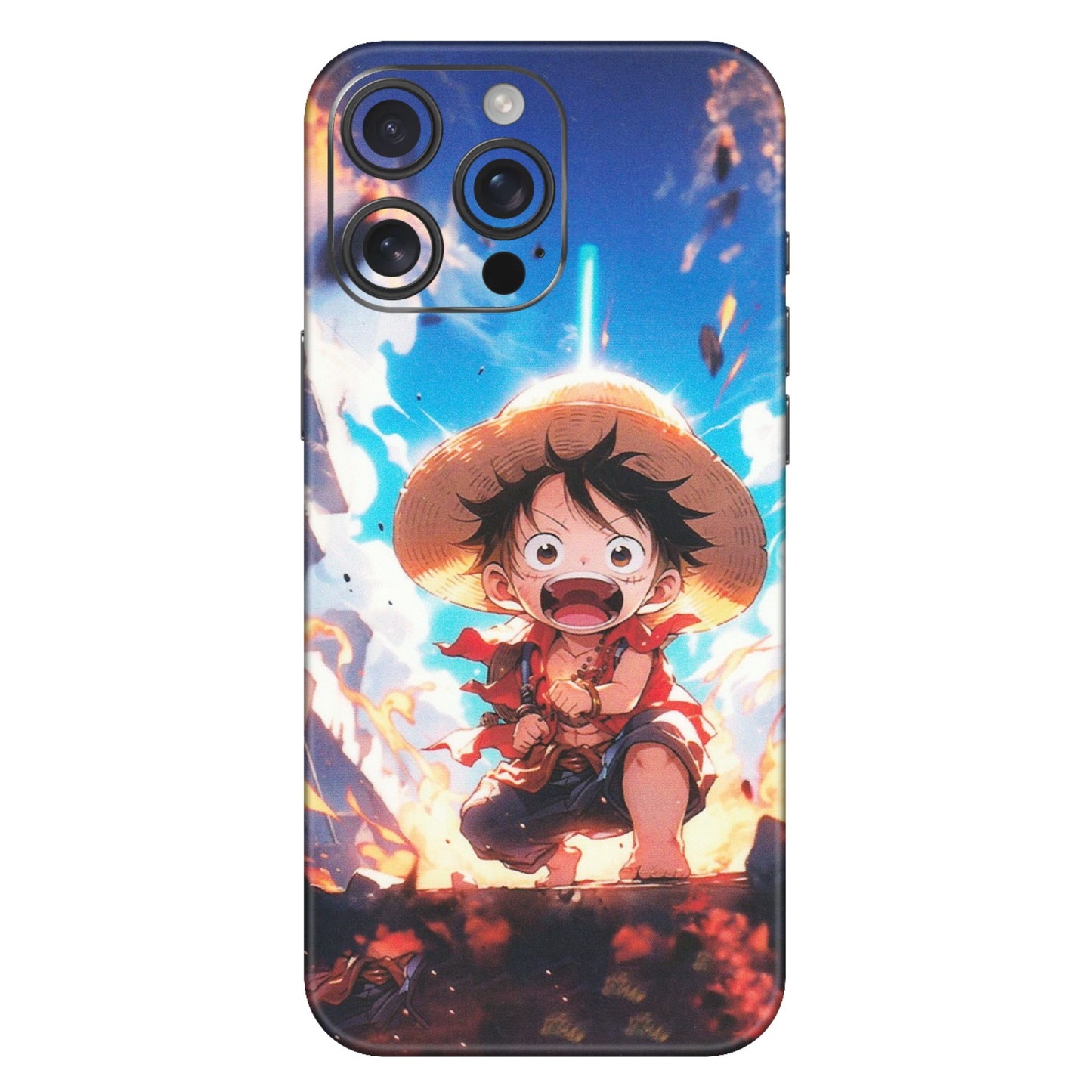 Apple iPhone Skins (All Models) - Toon One Piece Cute Character - Matte Finish (M-35) iPhone 16 Pro Max