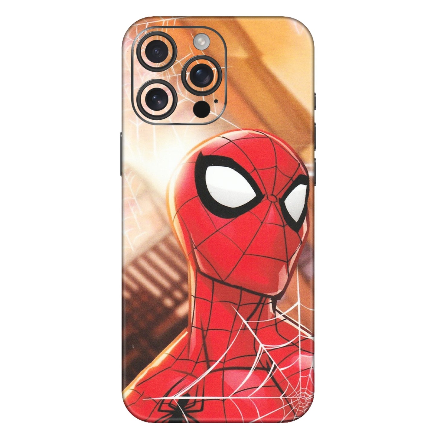 Apple iPhone Skins (All Models) - Spiderman Face New - Matte Finish (M-41) iPhone 16 Pro Max
