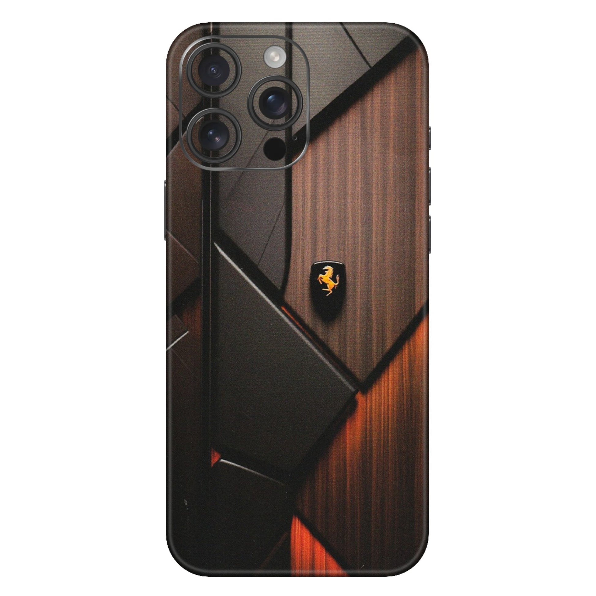 Apple iPhone Skins (All Models) - Lambo Beauty Wood Pattern Sober - Matte Finish (M-51) iPhone 16 Pro Max