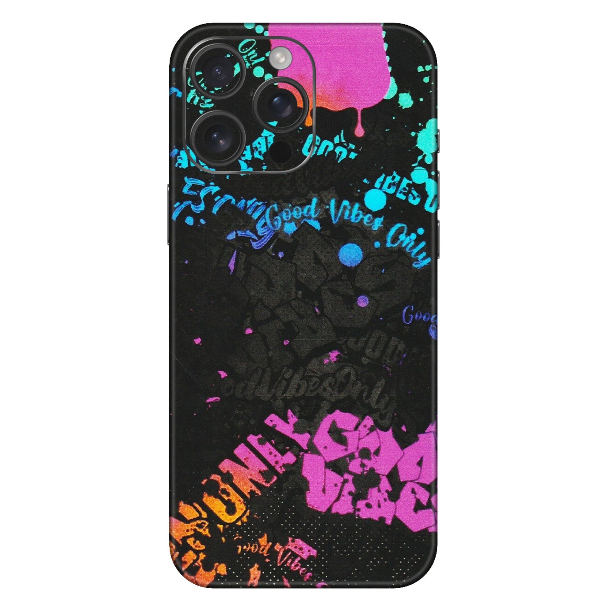 Apple iPhone Skins (All Models) - Majestic Black Vibes - Matte Finish (M-62) iPhone 16 Pro Max