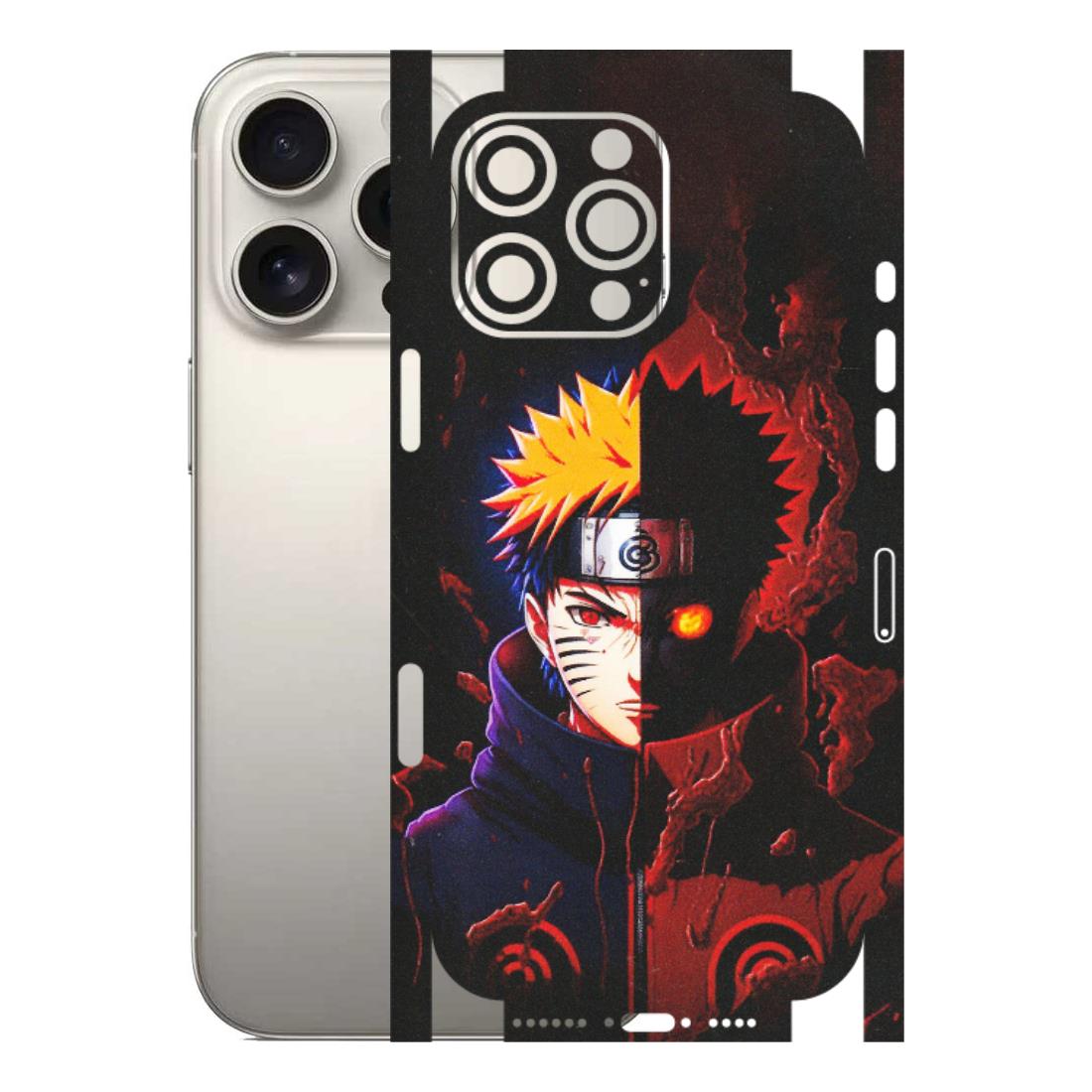 Apple iPhone Skins (All Models) - Naruto X Evil - Matte Finish (M-70) iPhone 16 Pro Max
