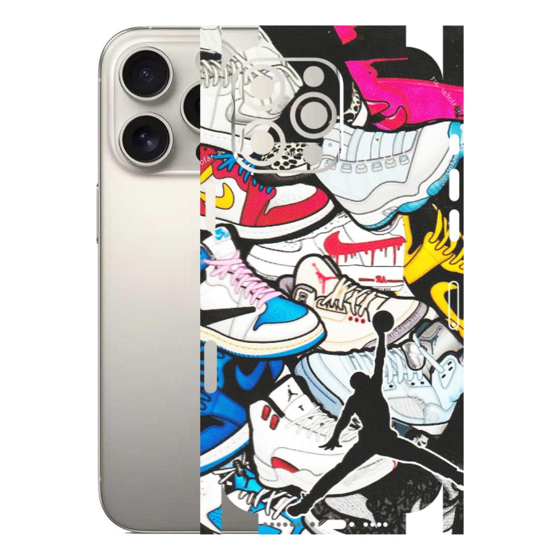 Apple iPhone Skins (All Models) - Jordan Sneakers Fan - Matte Finish (M-80) iPhone 16 Pro Max