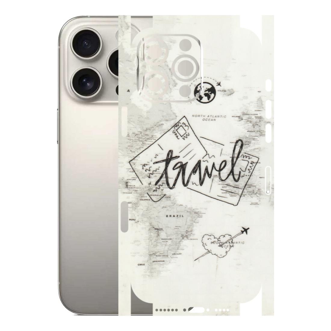 Apple iPhone Skins (All Models) - Travel Ticket - Transparent Finish (T-06) iPhone 16 Pro Max