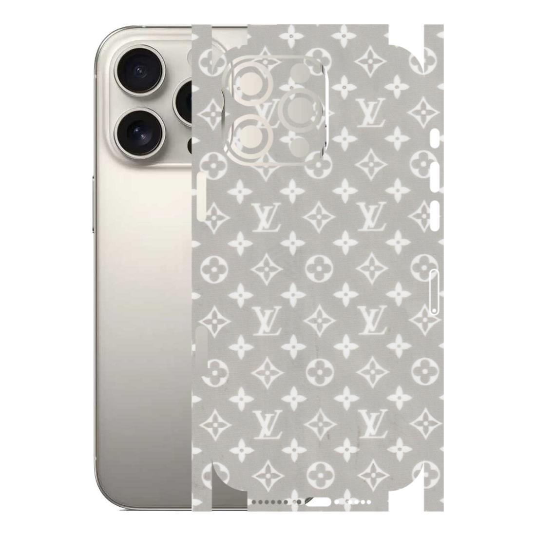 Apple iPhone Skins (All Models) - Luxury Brands Logo - Transparent Finish (T-07) iPhone 16 Pro Max