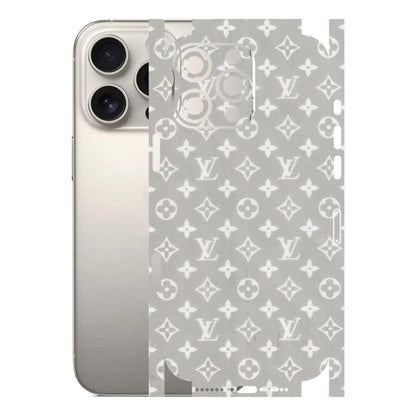 Apple iPhone Skins (All Models) - Luxury Brands Logo - Transparent Finish (T-07) iPhone 16 Pro Max