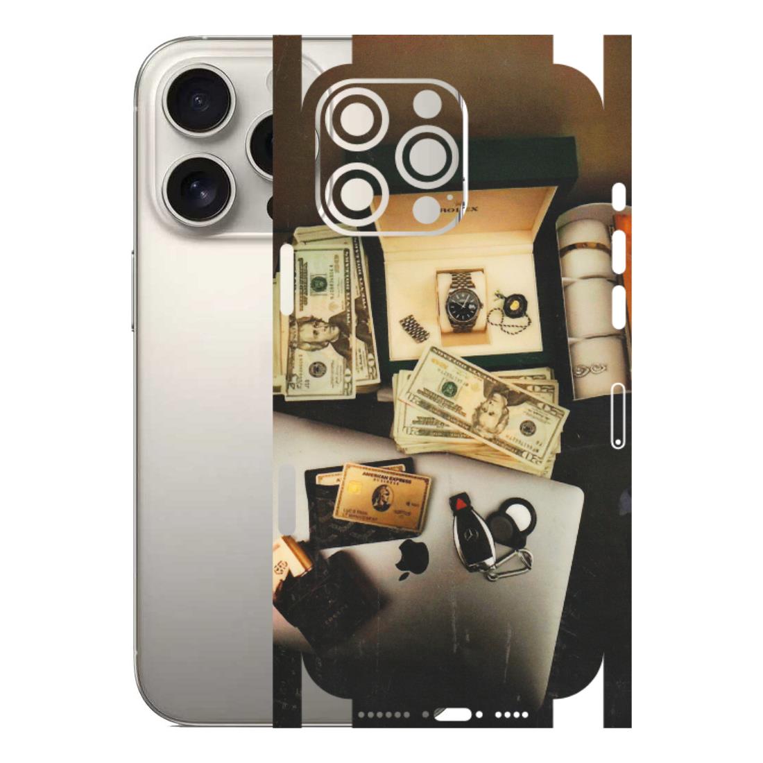 Apple iPhone Skins (All Models) - Luxury Lifestyle - Transparent Finish (T-11) iPhone 16 Pro Max