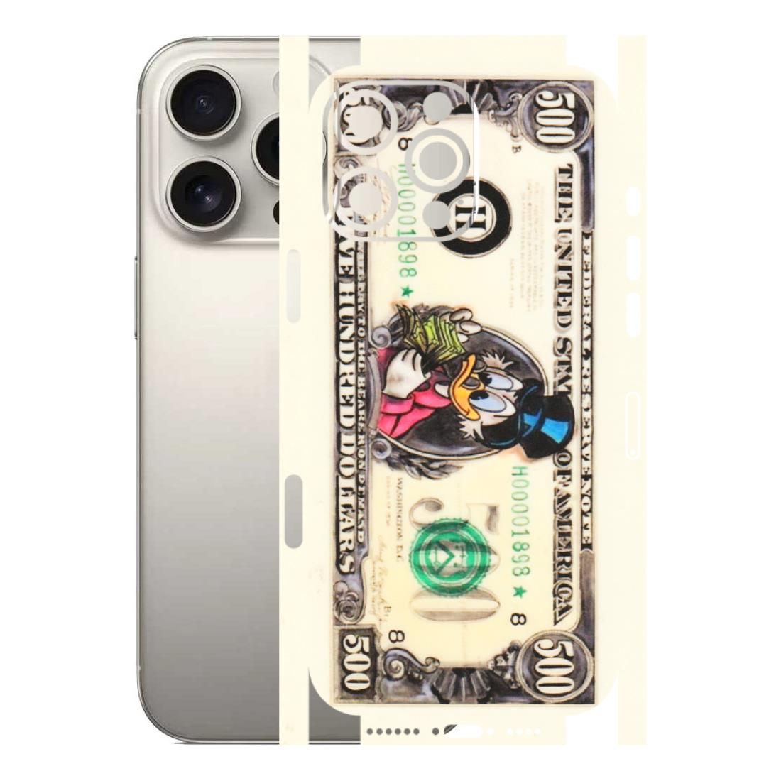 Apple iPhone Skins (All Models) - Five Hundred Dollar Duck - Transparent Finish (T-15) iPhone 16 Pro Max