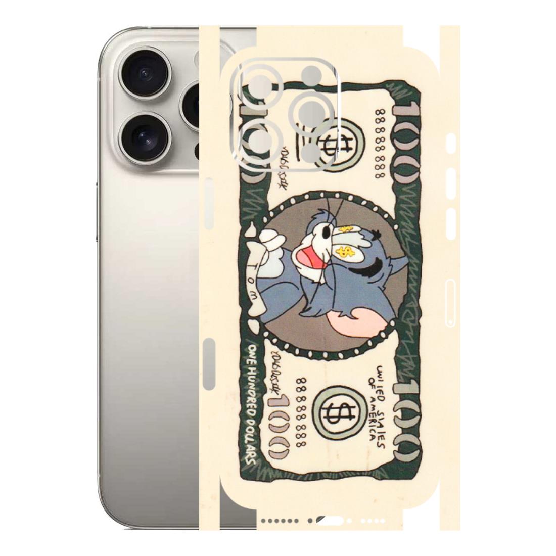 Apple iPhone Skins (All Models) - One Hundred Dollar Tom - Transparent Finish (T-16) iPhone 16 Pro Max