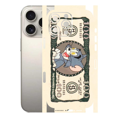 Apple iPhone Skins (All Models) - One Hundred Dollar Tom - Transparent Finish (T-16) iPhone 16 Pro Max