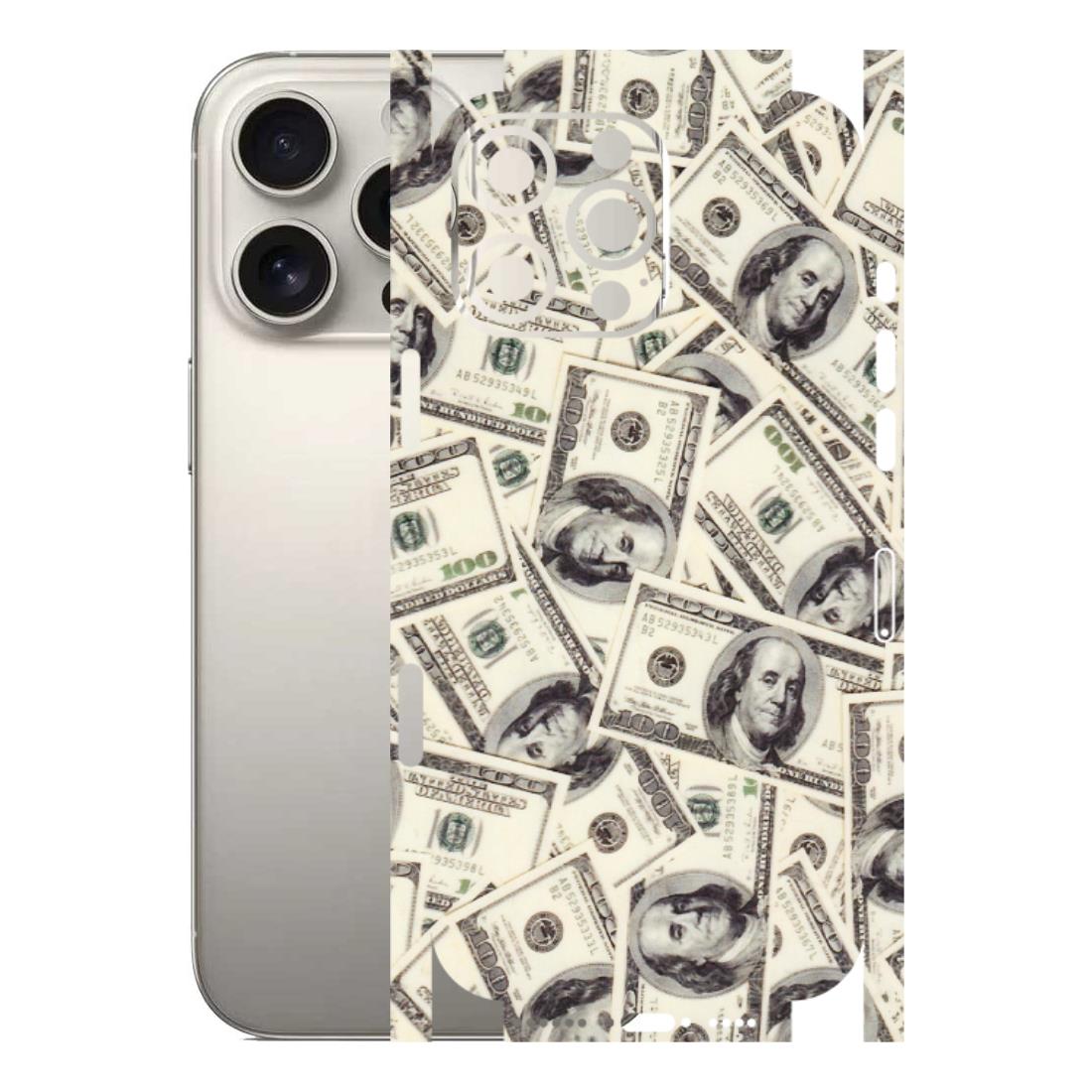 Apple iPhone Skins (All Models) - Dollar Lover - Transparent Finish (T-17) iPhone 16 Pro Max
