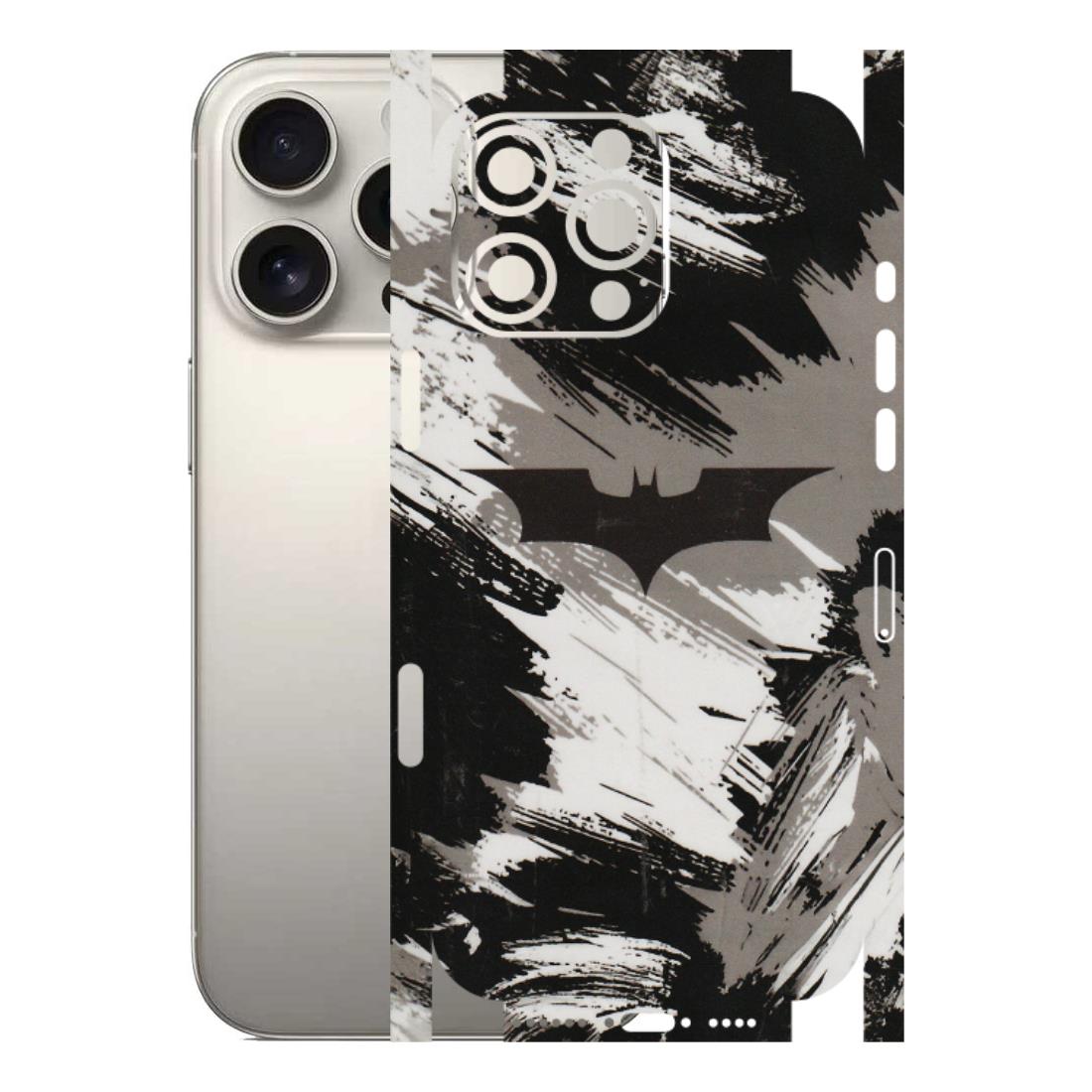 Apple iPhone Skins (All Models) - Batman Fleece DC - Transparent Finish (T-19) iPhone 16 Pro Max