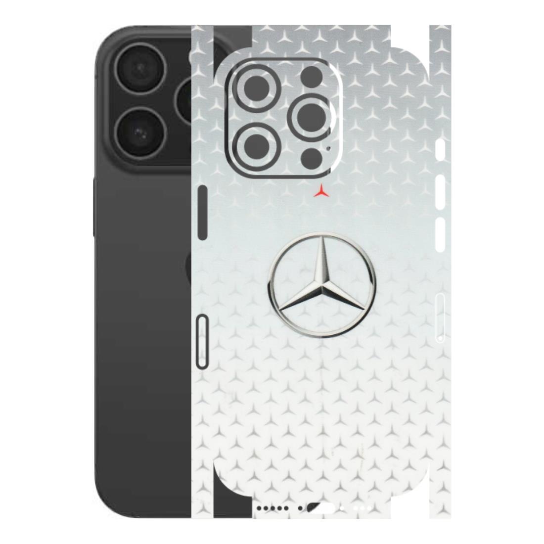 Apple iPhone Skins (All Models) - Mercedes Benz - Transparent Finish (T-10) iPhone 16 pro
