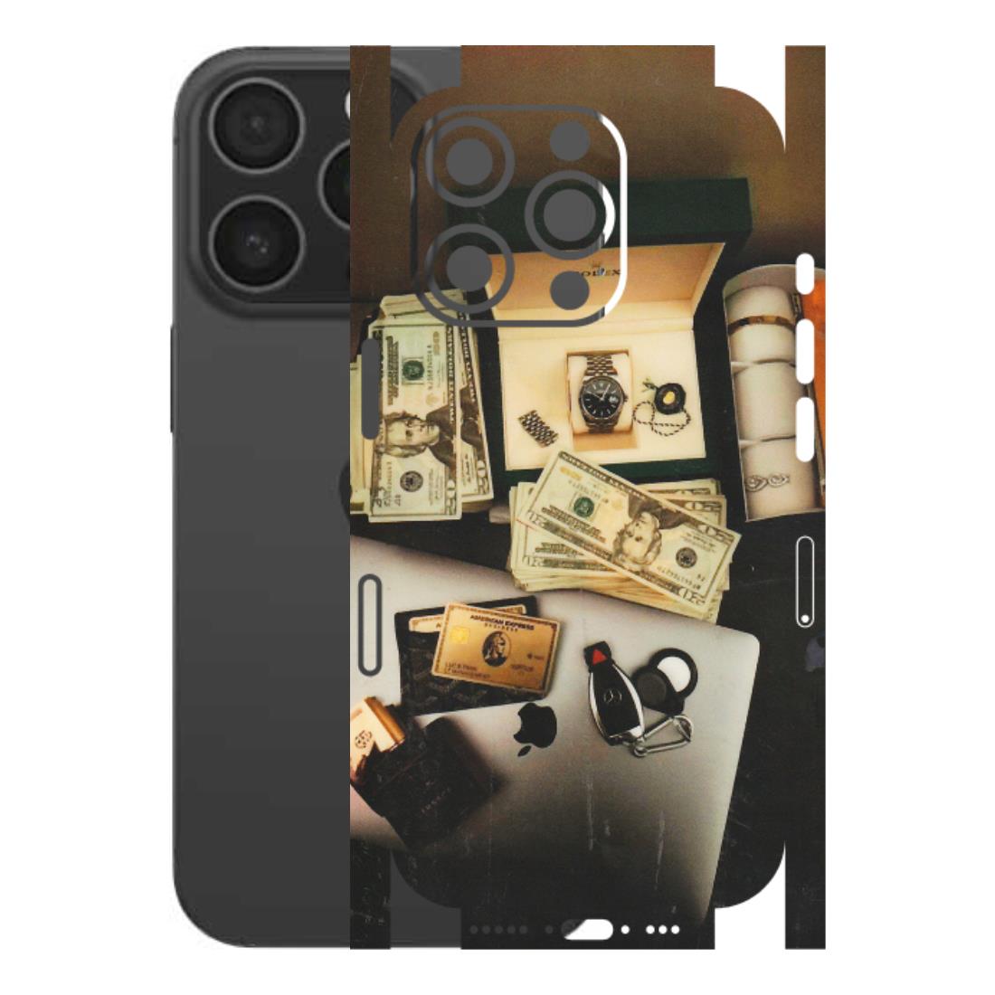 Apple iPhone Skins (All Models) - Luxury Lifestyle - Transparent Finish (T-11) iPhone 16 pro