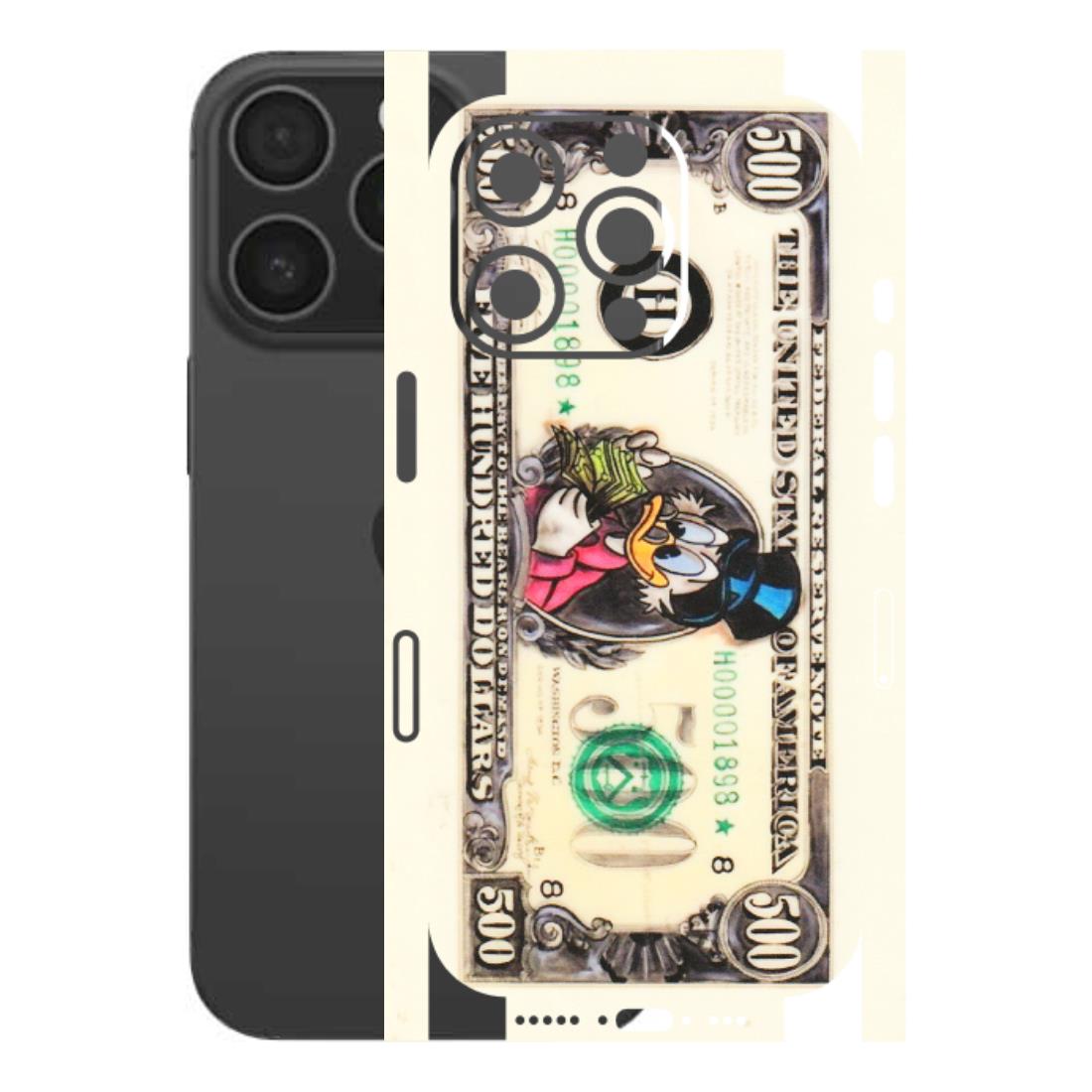Apple iPhone Skins (All Models) - Five Hundred Dollar Duck - Transparent Finish (T-15) iPhone 16 pro