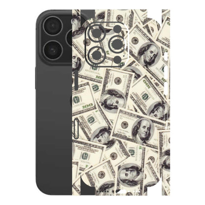 Apple iPhone Skins (All Models) - Dollar Lover - Transparent Finish (T-17) iPhone 16 pro